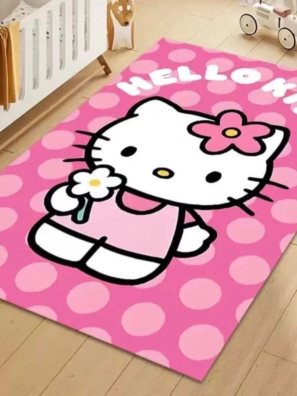 Kawaii Anime Kitten Soft Washable Rug 158x99cm Decorative New